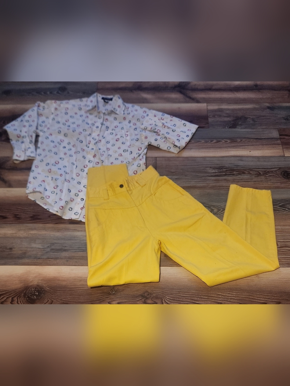 Gabriella BRAZIL Yellow Pants Refer To Measurements For Size